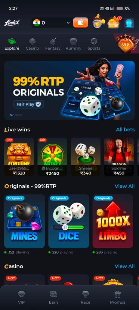 Luckx Game